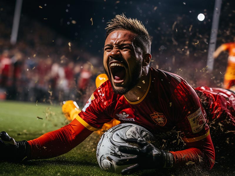 男女主姿势！赛后劳塔罗和图拉姆激情庆祝！